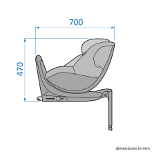 MC8511 2019 maxicosi car seat mica external dimensions 02
