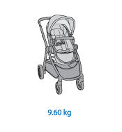 Maxi-Cosi Zelia Stroller Weight: 9.6kg